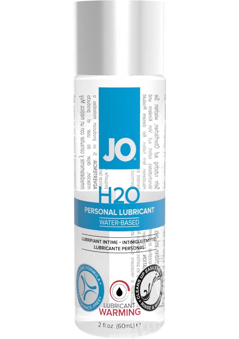 System Jo H2O Warming Water Based Lubricant 2 Ounce