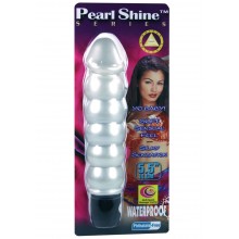 Pearl Shine Ribbed - White