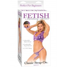 Classix Strap On W/harness Purple
