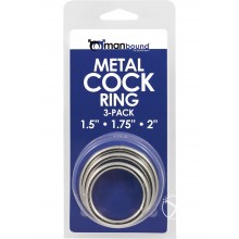 Metal Cockring 3/pk - Manbound
