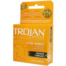 Trojan Ultra Ribbed 3`s