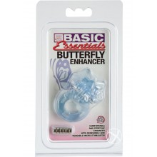 Basic Essentials Butterfly Enhancer w/ Stimulator Pink