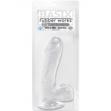 Basix 7.5 Dong Thick W/suction Clear