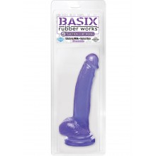 Basix 9 Suction Cup Dong Purple