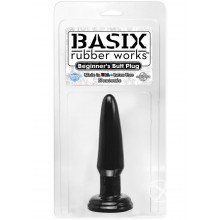 Basix 3.5 Beg Butt Plug Black