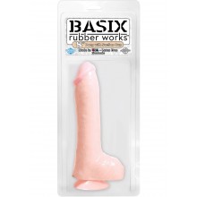 Basix 8 Dong W/suction Flesh