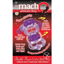 Macho Dbl Power Ring Purple