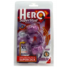 Hero Superstud Pleasure Ring - Purple