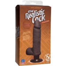 The Vibro Realistic Cock 6 Black