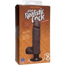 The Vibro Realistic Cock 8 Black