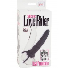 Silicone Love Ride Dual Penetrator Black