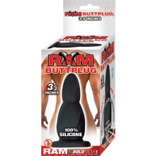 Ram Buttplug 3.5` Black