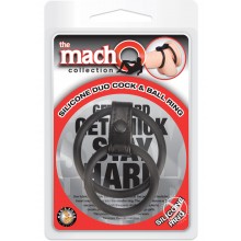 Macho Silicone Duo Cock and Ball Ring