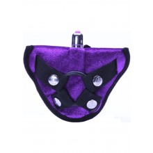 Tantus Vibrating Harness Purple