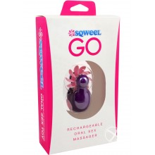Sqweel Go Usb Oral Sex Massager Purple