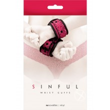Sinful Wrist Cuffs Pink