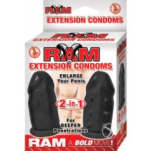 Ram Extension Condoms Black