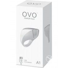 Ovo A1 Rechargeable Ring White Chrome