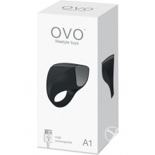 Ovo A1 Rechargeable Ring Black Chrome