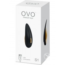 Ovo S1 Rechargeable Lay On Black Gold