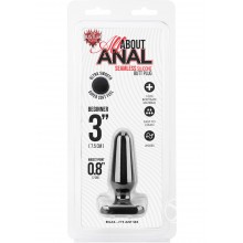 Hustler Seamless Silicone Plug 3 Black