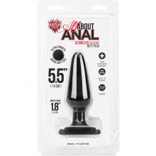 Hustler Seamless Silicone Plug 5.5 Black