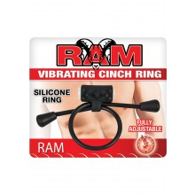Ram Vibrating Cinch Ring Black
