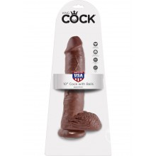 Kc 10 Cock W/balls Brown