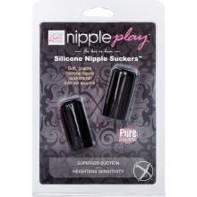 Nipple Play Silicone Nipple Sucker Black