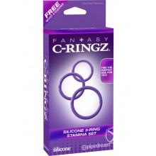 Fcr-silicone 3 Piece Stamina Set Purple