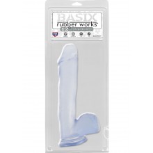 Basix 12 Mega Dildo Clear