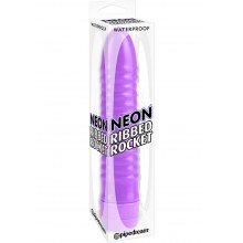 Neon Ribbed Rocket Purple