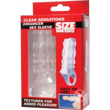 Clear Sensations Enhancer Sex Sleeve