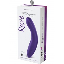 We Vibe Rave Silicone G Spot Rechargeable Vibrator Purple HUSH USA