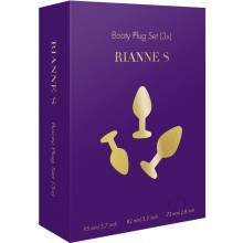 Rianne S Bootyplug Set 3x Purple