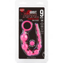 Hustler Anal Beads 9 Balls Pink Silicone