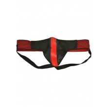 Rouge Jock With Strips Sm Red Blk