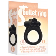 The 9s Bullet Ring Black