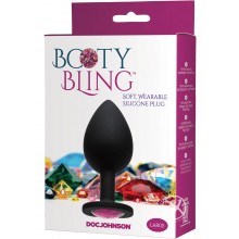 Booty Bling Large Butt Plug Pink