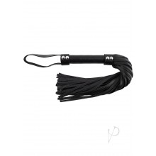 Rouge Short Leather Flogger Black
