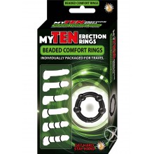 My Ten Erection Rings Beaded Comf Rings