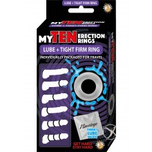My Ten Erection Rings Lube and Firm Rings