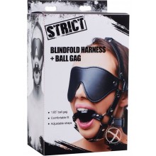 Strict Eye Mask Harness W/ball Gag