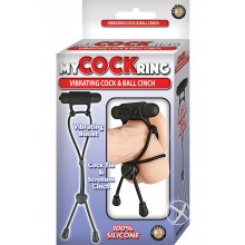 My Cock Ring Vibe Cock and Ball Cinch Blk