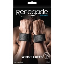 Renegade Bondage Wrist Cuff Black