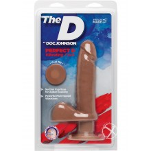 The Perfect D Vibrating 6 Inch Caramel