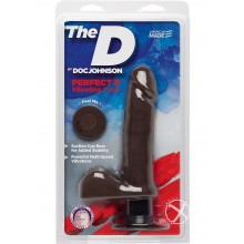 The Perfect D Vibrating 6 Inch Chocolate