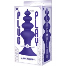 The 9 Plug and Play Silicone Tower Plum
