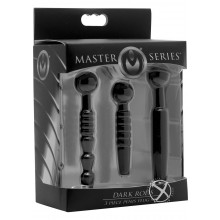 Dark Rods 3 Piece Silicone Penis Plug