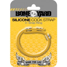Boneyard Silicone Cock Strap Yellow